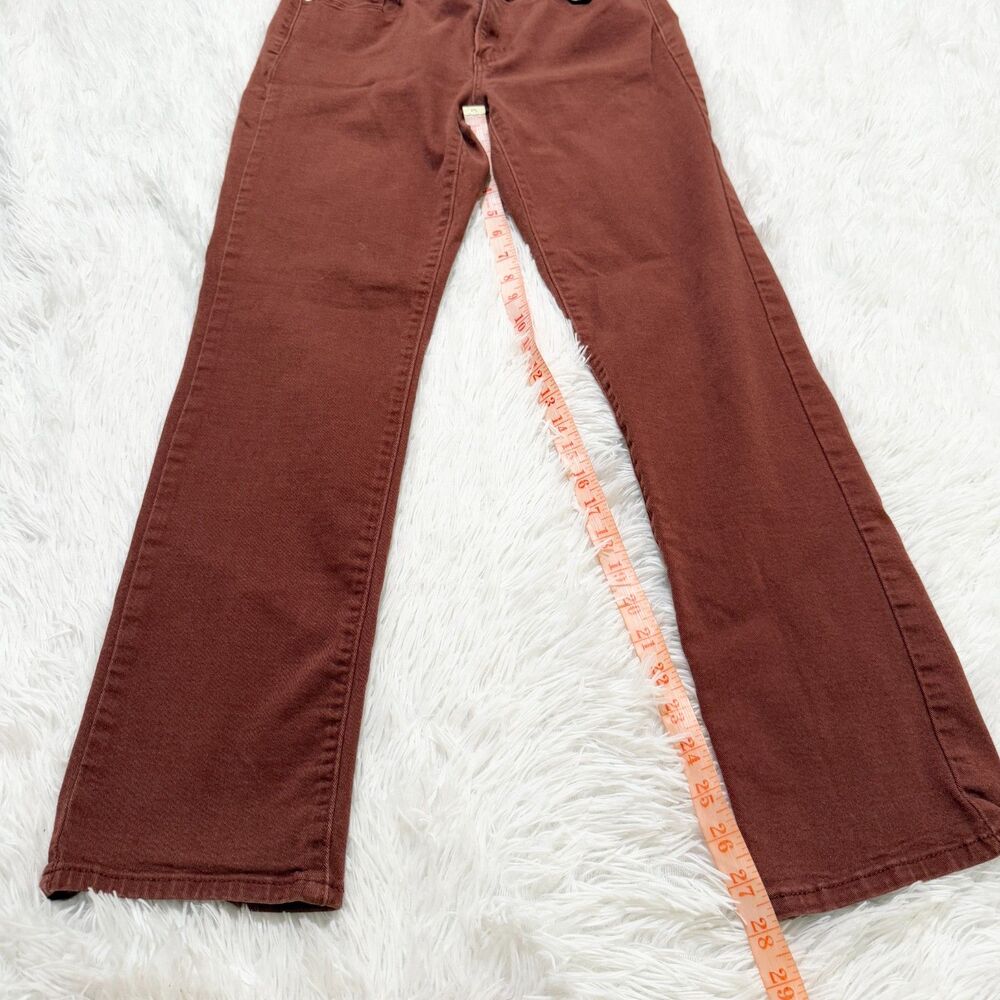 Women Levi's Classic Straight Leg Jeans Mid Rise in Rusty Brown Size 6 - Picture 5 of 10